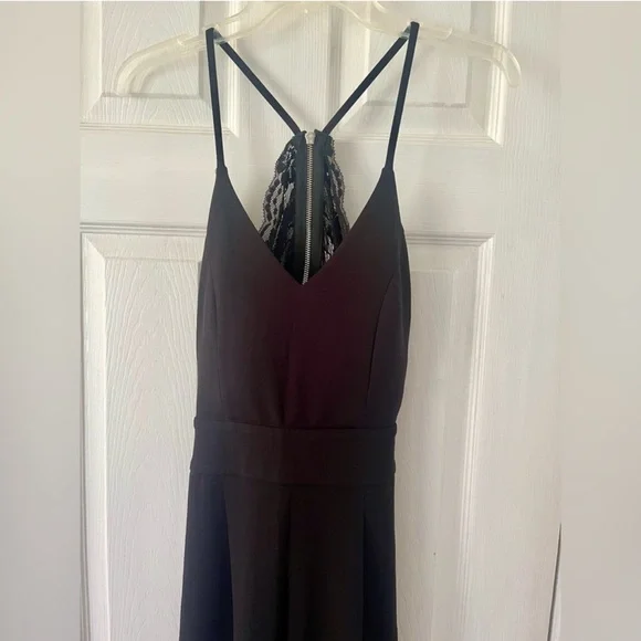 Cien • NWT Black Lace Back Jumpsuit - Picture 4 of 8